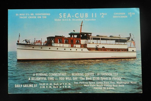 1950s sightseeing yacht - 1950s,