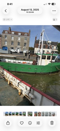 Steel fishing boat - steel,