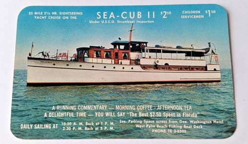 1950s sightseeing yacht - 1950s,