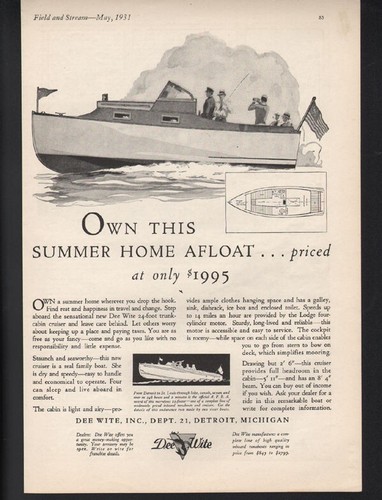1931 dee wite - wite, boat