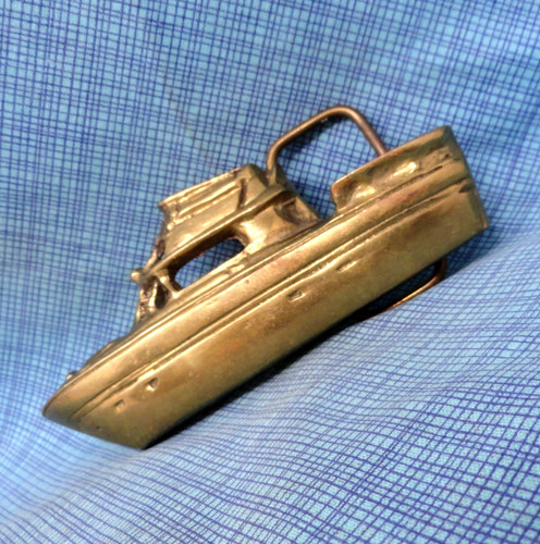Cabin cruiser belt buckle - cruiser,